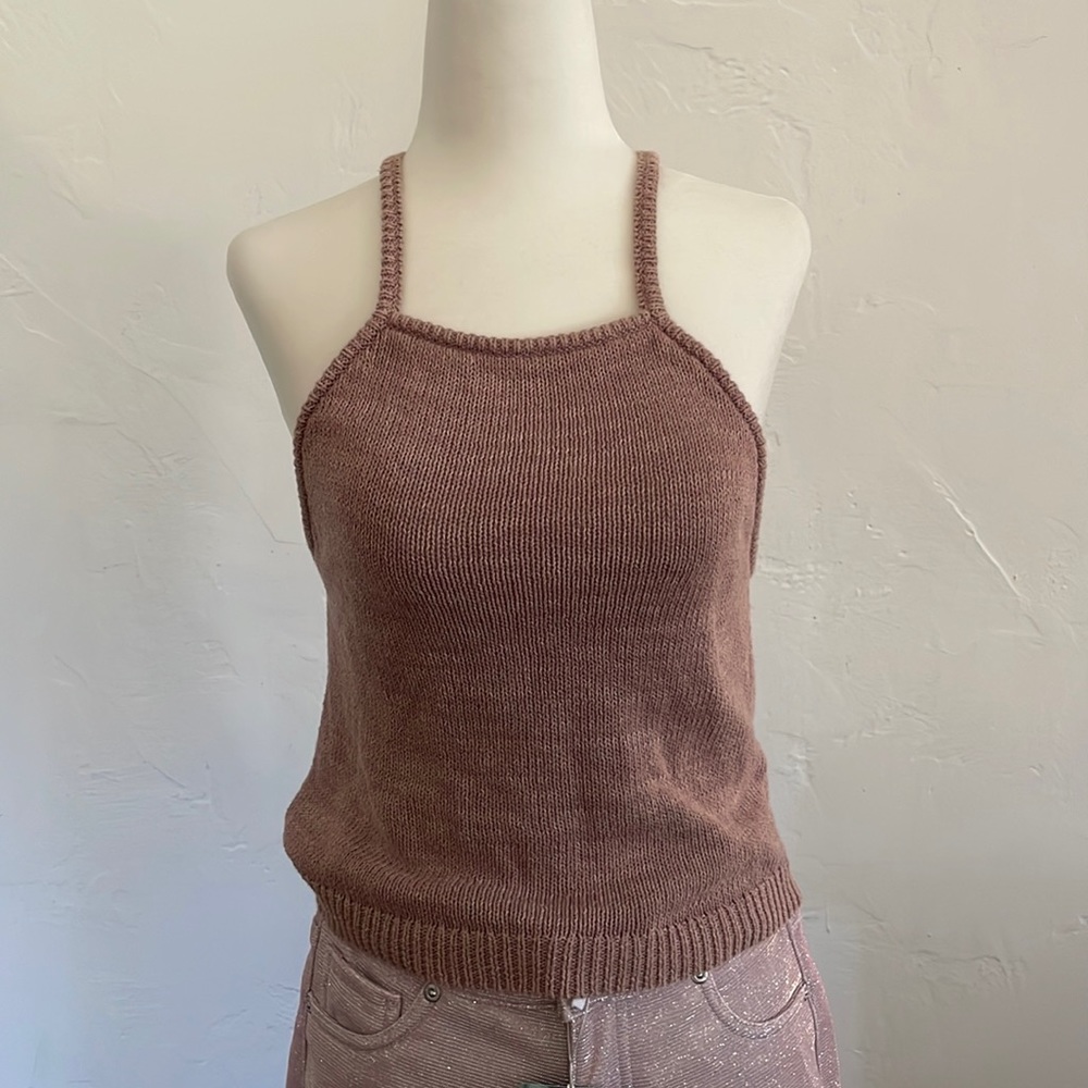 Cute pink tank top.